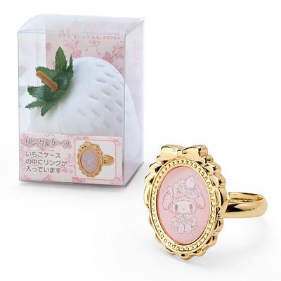 Sanrio Sanrio Ring Case Ring My Melody My Melody My Melody My Melody White Strawberry Tea Time Design Series Character 673978 SANRIO (SANRIO)