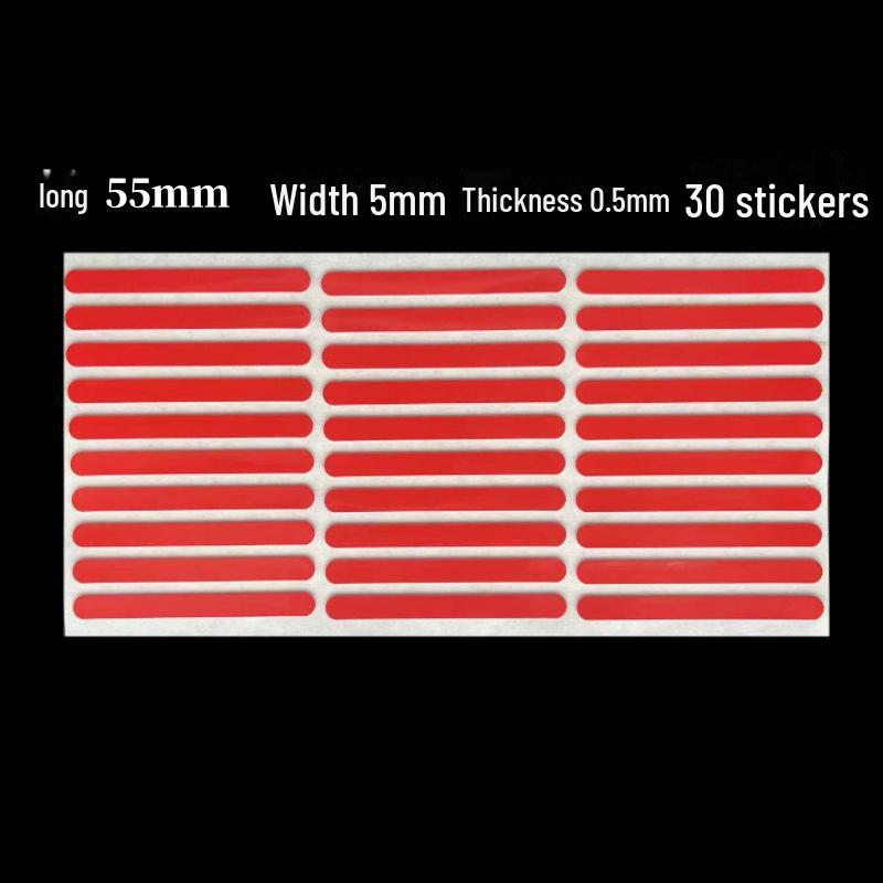 

Кристально прозрачная клейкая лента для дизайна ногтей — высокопрозрачная, не оставляющая следов, двусторонняя клейкая лента для ношения накладных ногтей и использования в качестве витрины 30 stickers, 5*55mm