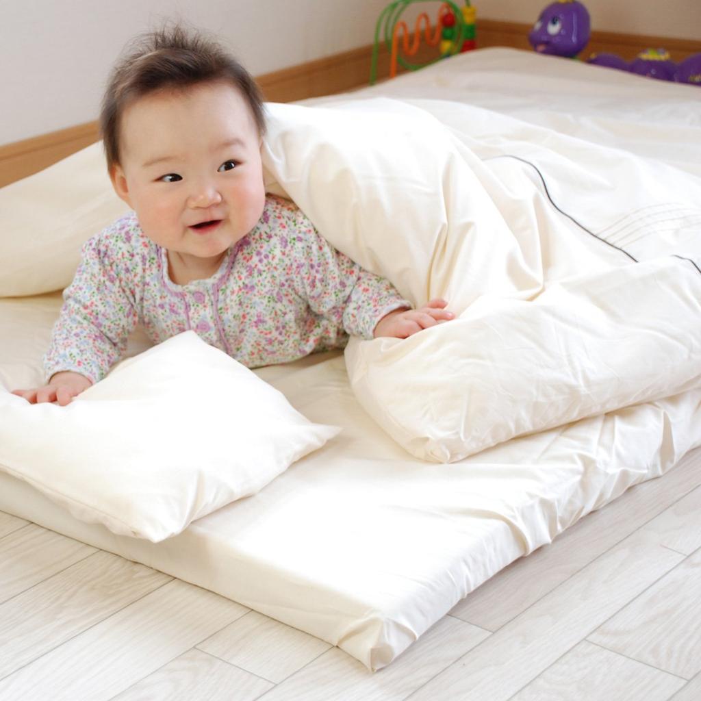 Made In Japan Organic Cotton Futon Cover for Baby Futon 70 X 120cm