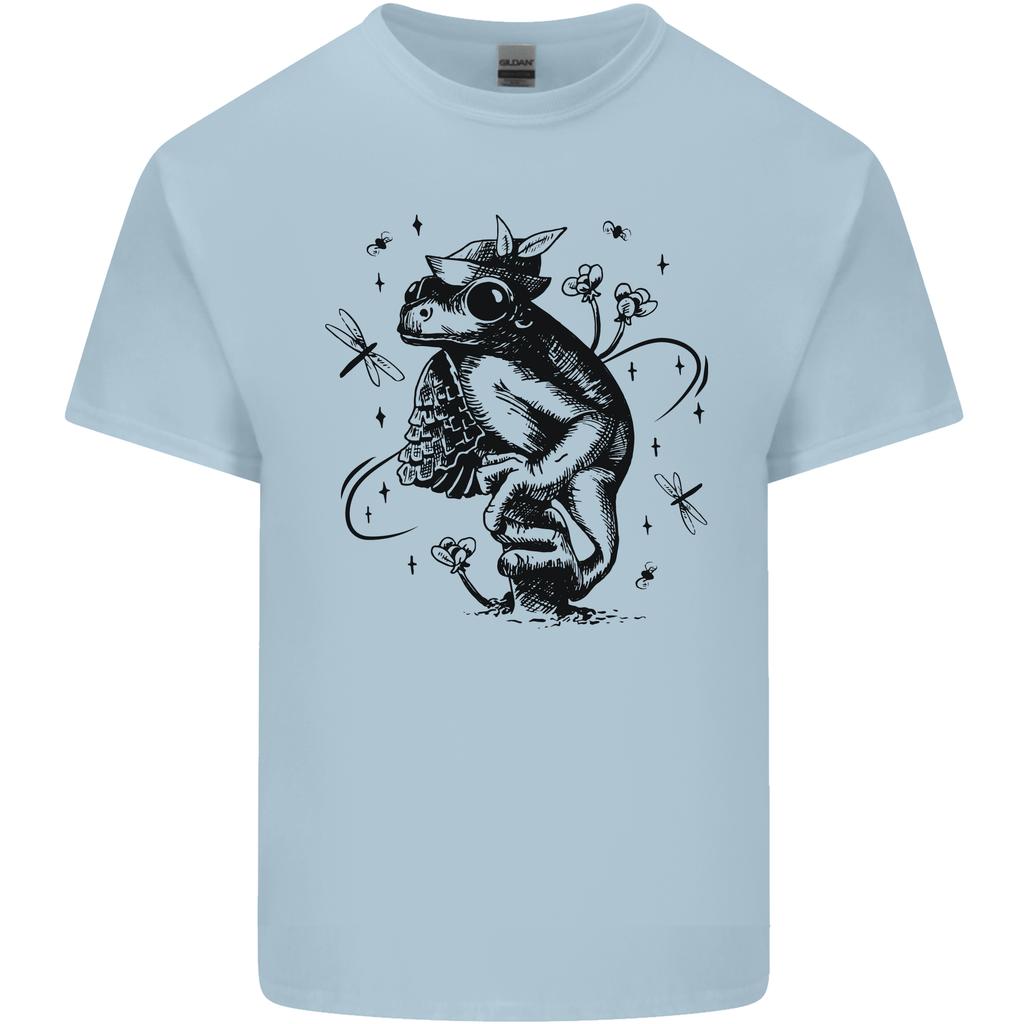 A Frog on a Mushroom Unisexs Light Cotton TShirt