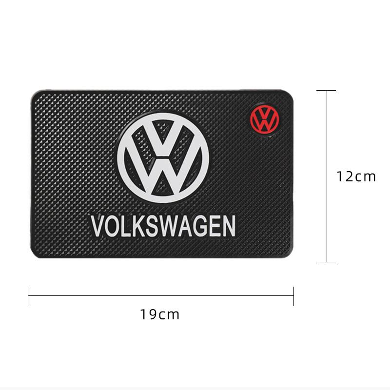 VW GTI GOLF 2026 Chaud Pour VW VOLKSWAGEN Voiture Tapis Antidérapant Tableau de Bord Pad Collant Support Tapis Antidérapant Pour Volkswagen GOLF 5 Polo Gol