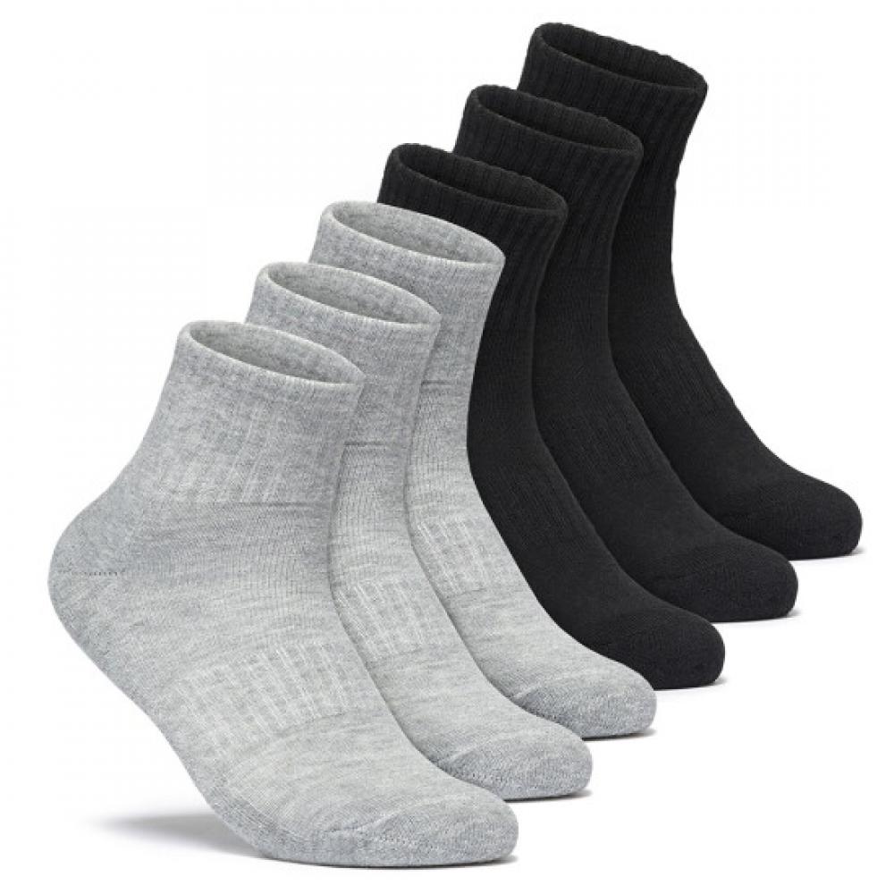 Tesla Unisex Sports Mid Calf Socks 6 Pack Tm Mzs406