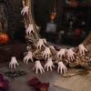Realistic Crawling Hand Props Halloween Mini Ornaments Palm Decor Props Spooky Ornaments Horror for Haunted House Party Micro Landscape Vase