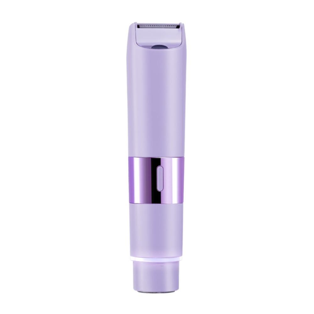 USB Rechargeable Women Shaver Double Head Epilator Shower Safe Hair Remover  For Underarm Face Leg