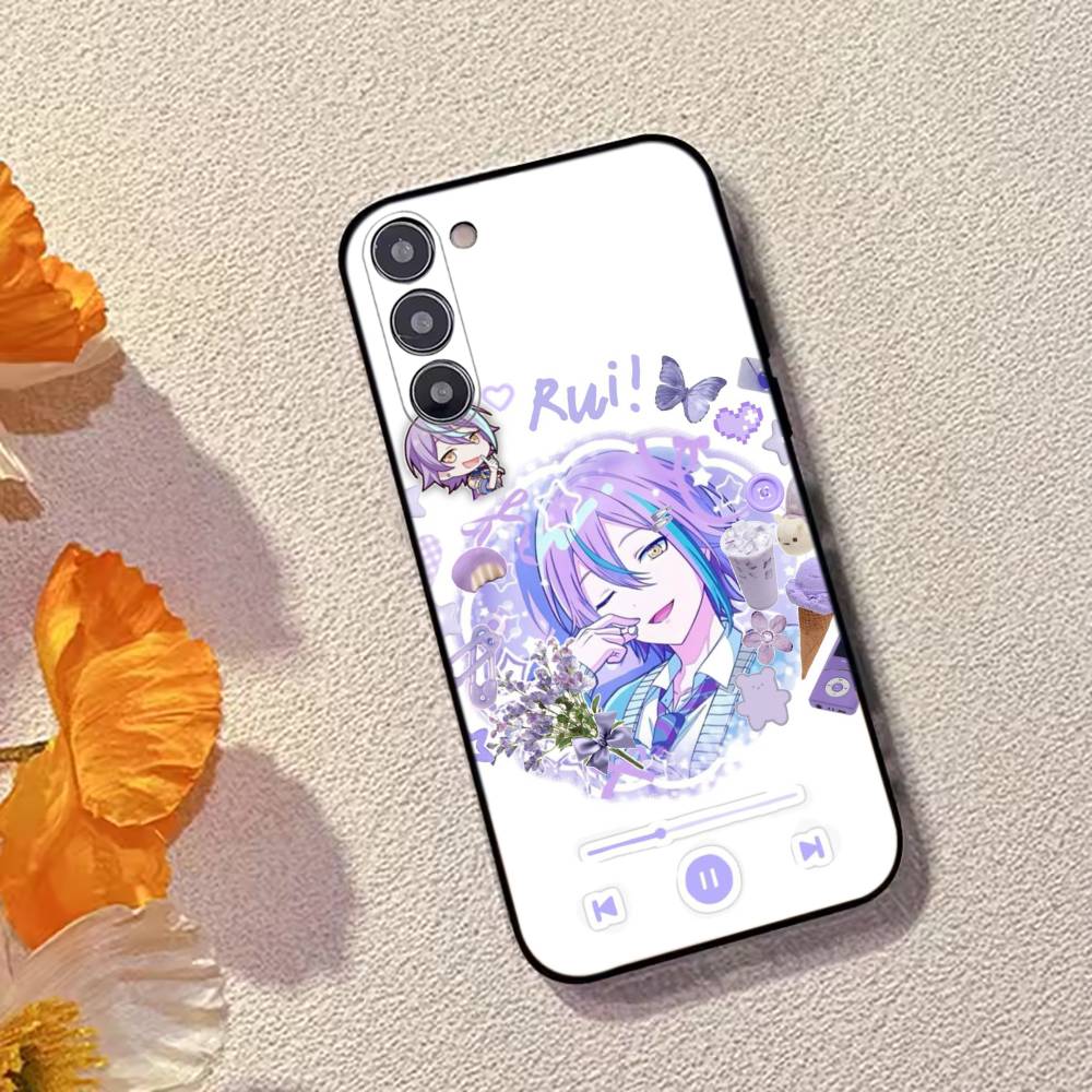 Rui Kamishiro Game Project Sekai Phone Case For Samsung Galaxy A73,A72,A71,A70,A53,A52,A51,Others Soft Black Cover
