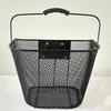 1 Set Bike Basket Large Capacity Easy To Install Metal Mesh Bike Basket with Quick Release Bracket for Cycling