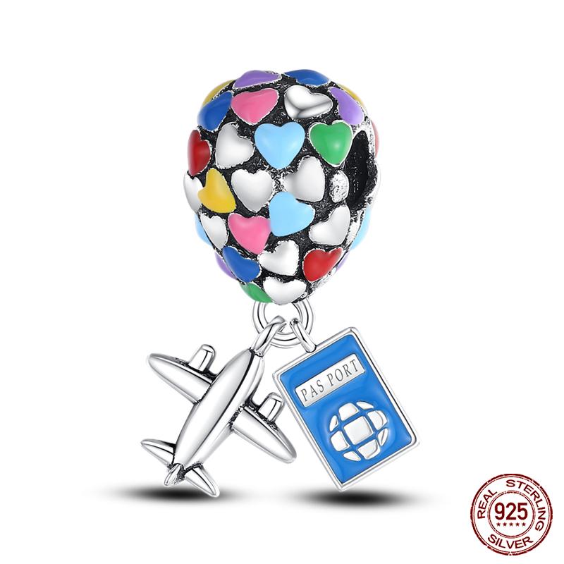 Fashion Copper Astronaut Space Series Charms Beads Fit Qikaola Original Bracelets Diy Anniversary Jewelry