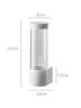 1 Pcs Plastic Cup Fetcher for Water Drinking Machine Wall Mounted Disposable Paper Cup Holder Replacement Parts White/black