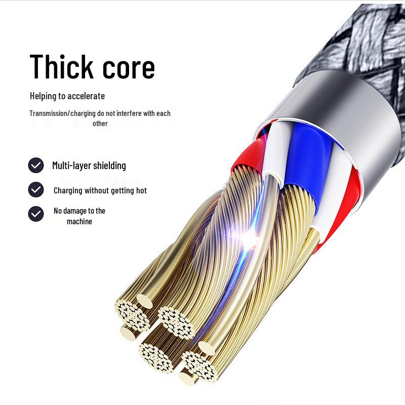 Nylon Braided USB to Lightning Charging Cable for iPhone