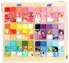 Chirimen Tsumami Zaiku Mini Stoffset Japanische Handarbeit DIY Haar Kleine Bastelarbeit Floral Unifarben Japanischer Kimono Rosa [seriction] (Inklusive Pinzette) -
