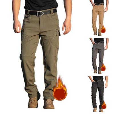 Men's Cargo Pants | Ripstop, Multi-Pocket, Water-Resistant & Fleece-Lined Ideal For Hiking, Camping, Fishing & Construction Work
