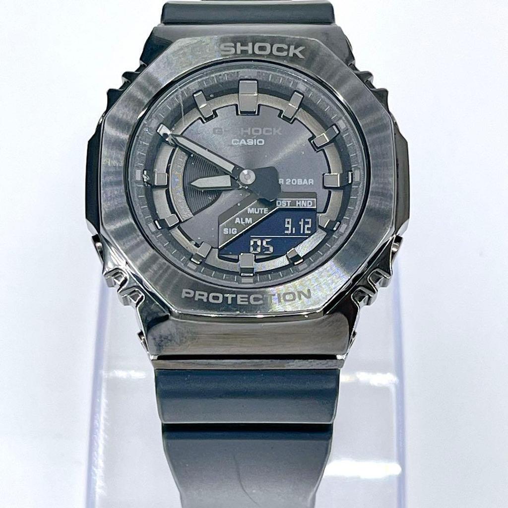 Used New battery G-SHOCK GM-S2100B Gray Unisex Mid-size