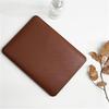 Étui de Protection pour Ordinateur Portable en Cuir PU Simple Étui de Protection Imperméable pour Tablette (12-16 Pouces)