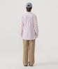 COVERNAT WOMAN Oversized Striped Shirt Light Pink