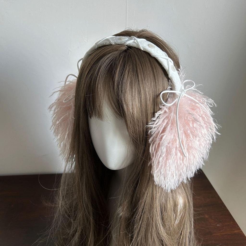 Lovely Winter Earmuff Soft & Warm Ear Covers for Women Teens Girl Furry Plush Ear Protectors Outdoor Activity Ear Muffs