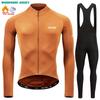 RAUDAX 2024 Man's Winter Cycling Clothing Long Sleeves Thermal Fleece Cycling Jersey Set Outdoor Keep Warm Road Bike Sportswear