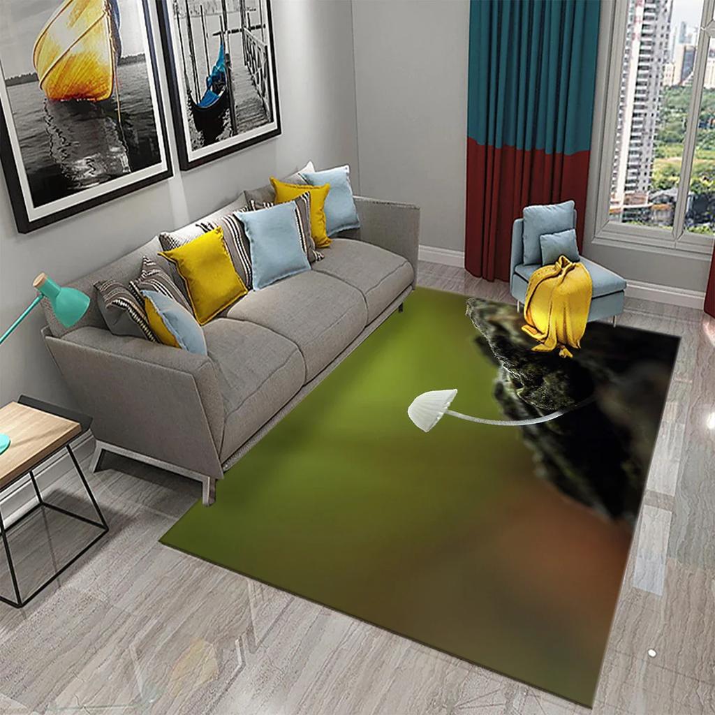 3D Natur-Thema Teppich Eingangstür Fußmatte Wald Insekt Pflanze Rutschfeste Fußmatte Wohnzimmer Schlafzimmer Badezimmer Heimdekoration