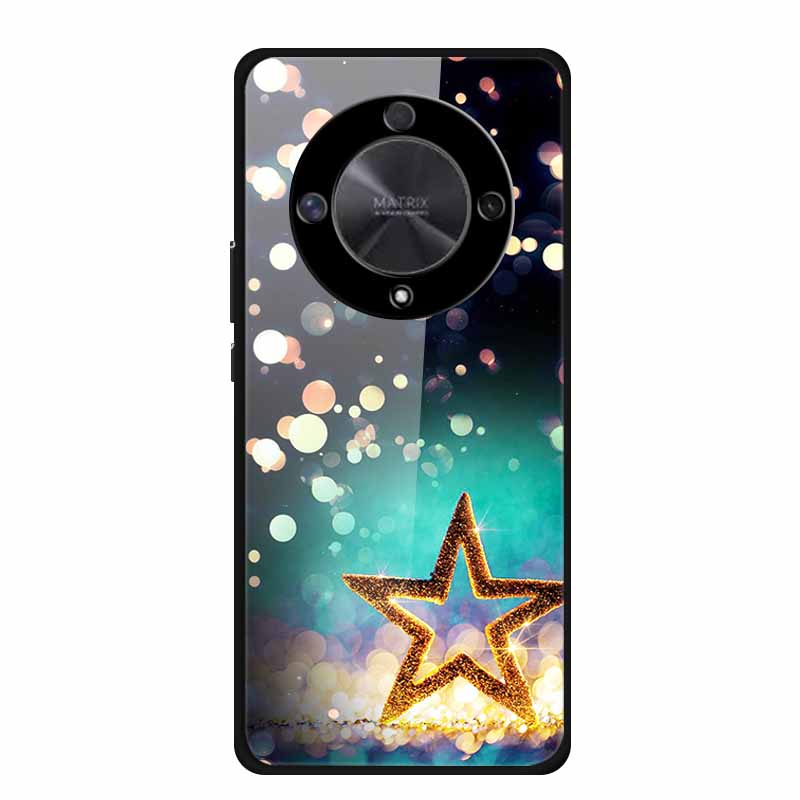 For Honor X9B Case X9A 5G Luxury Tempered Glass Hard Back Cover for Honor X9A 5G Phone Cases Fundas Honor x 9B X9 B 5G X 9A X9 A