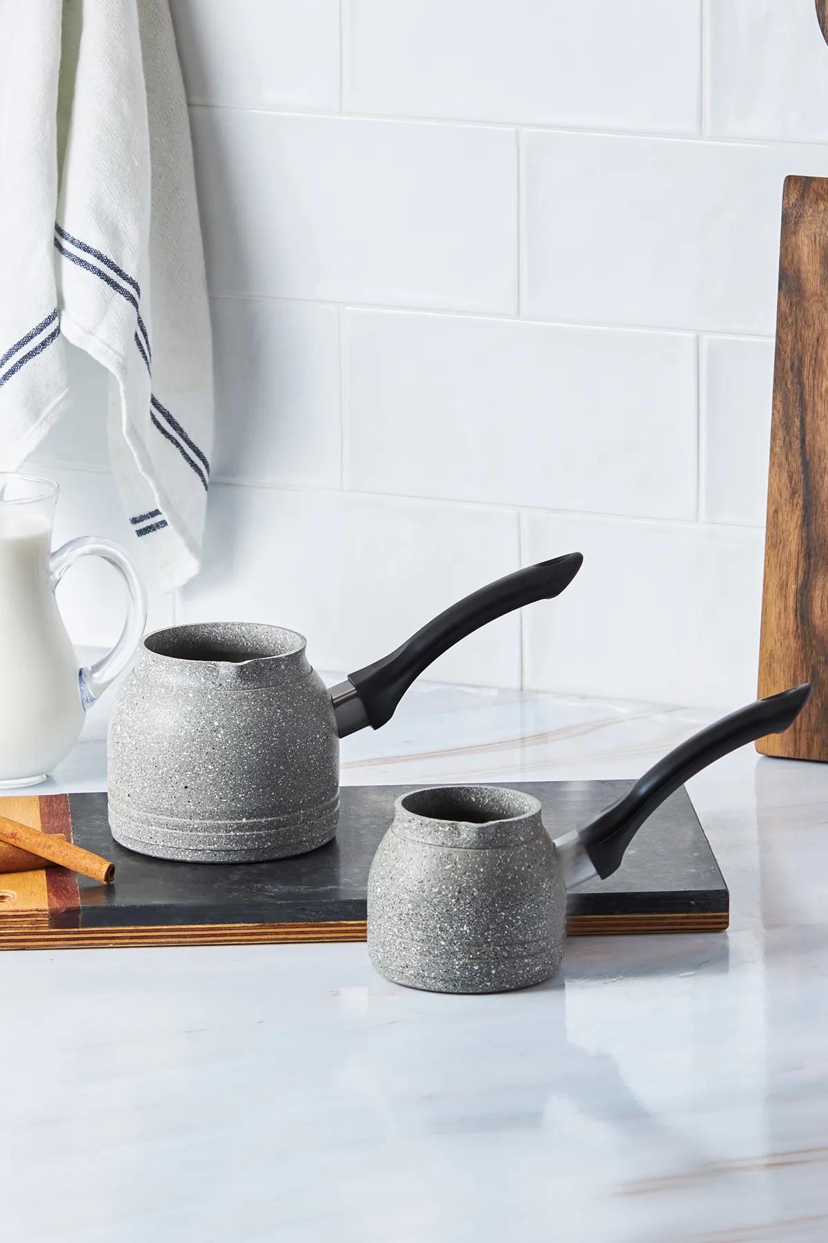 

Набор кофейников Karaca Darkstone из биогранита, 2 предмета