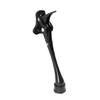 Adjustable Door Holder with Nonslip Rubber Tips Easy Pedals Kick Down Door Stop Wall Protector Zincs Alloy Doorstop