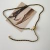 Fashionforward Woven Waist Chain With Retro Metal Design For Womens Wardrobe Summer