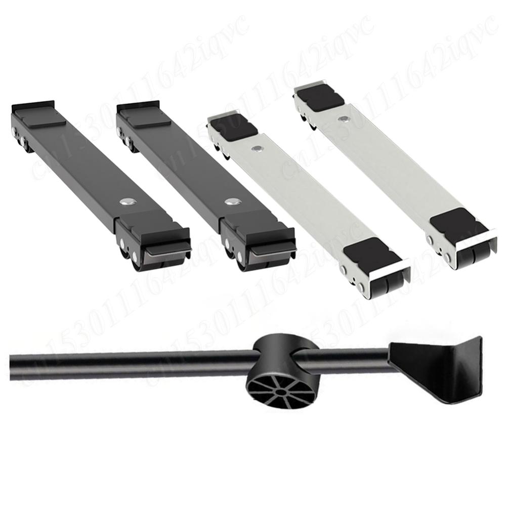 Extendable Washing Machine Stand Movable Refrigerator Raised Base Mobile Roller Bracket Wheel Bathroom Furniture Moving Roller