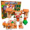 Fortăreață Robot Minecraft 2 în 1 Casă cu LED Set de Cuburi pentru Jocuri