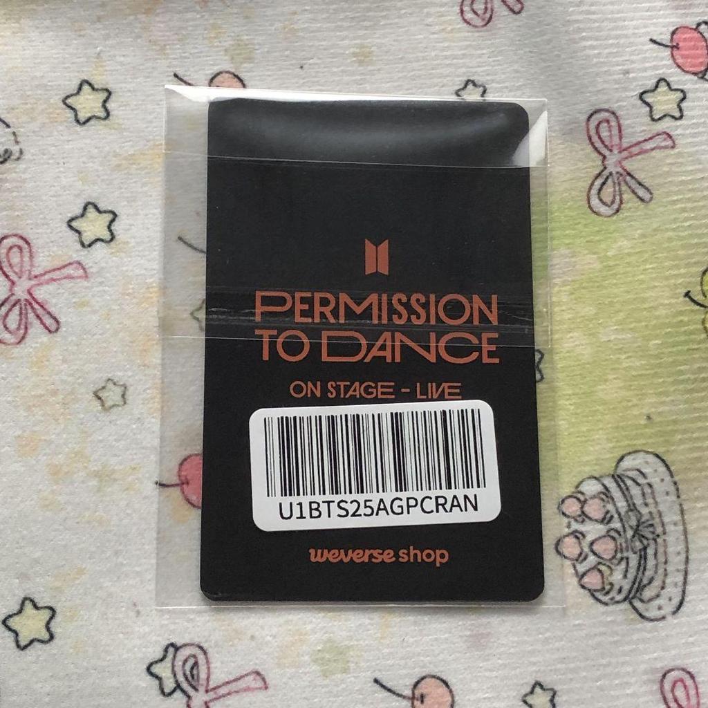 [USED] Taehyung P.T.D STAGE-SEOUL GLOBAL BTS Trading Card