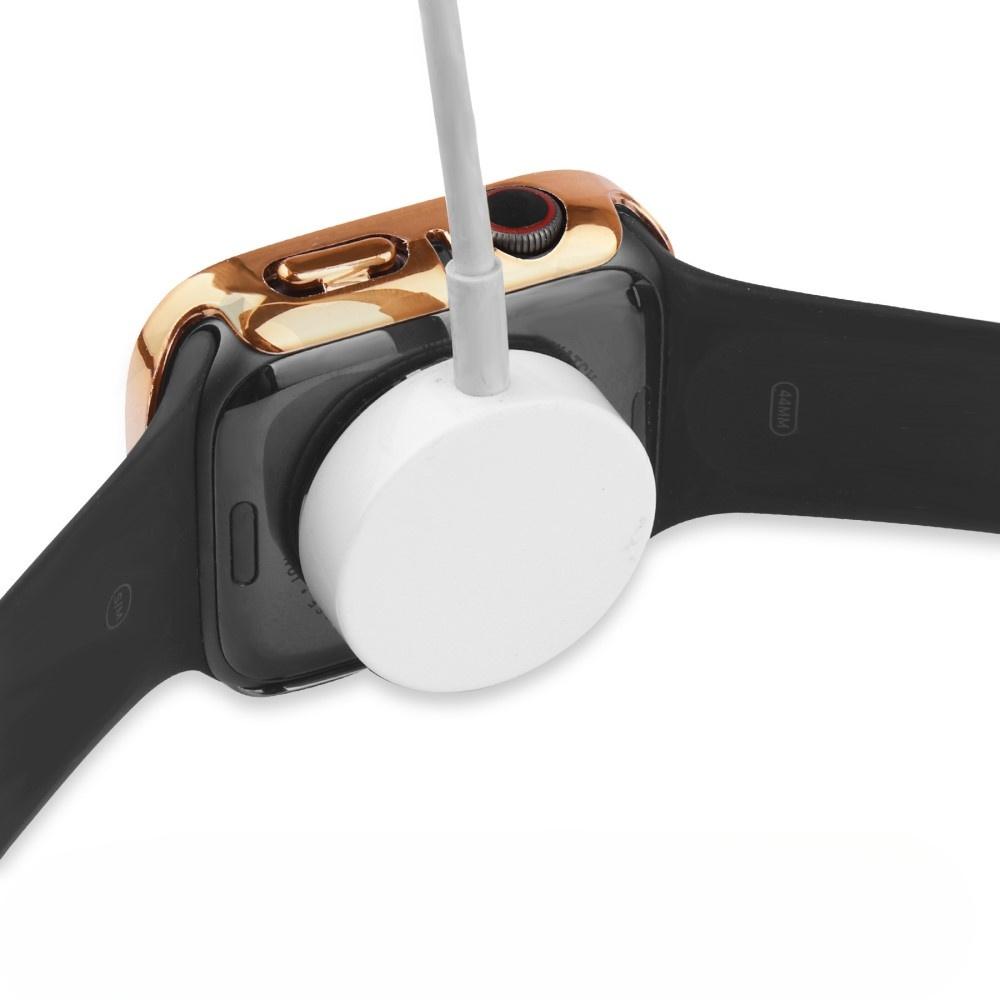2in1 Case + Tempered Glass for Apple Watch 7/8/9 41mm, Gold