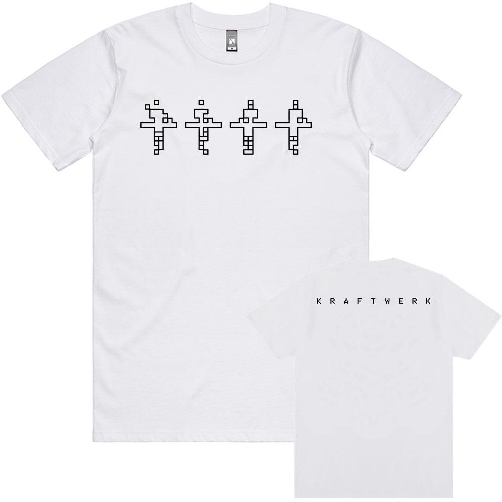 Kraftwerk Graphic Print T-shirt Short Sleeve Cotton Tshirts Unisex Streetwear Hip Hop Fashion Casual T Shirt Tees