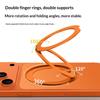 Q11  Ultra Thin Tri-Fold Magnetic Ring Stand Adhesive Mount 360 Degree Rotation Phone Bracket