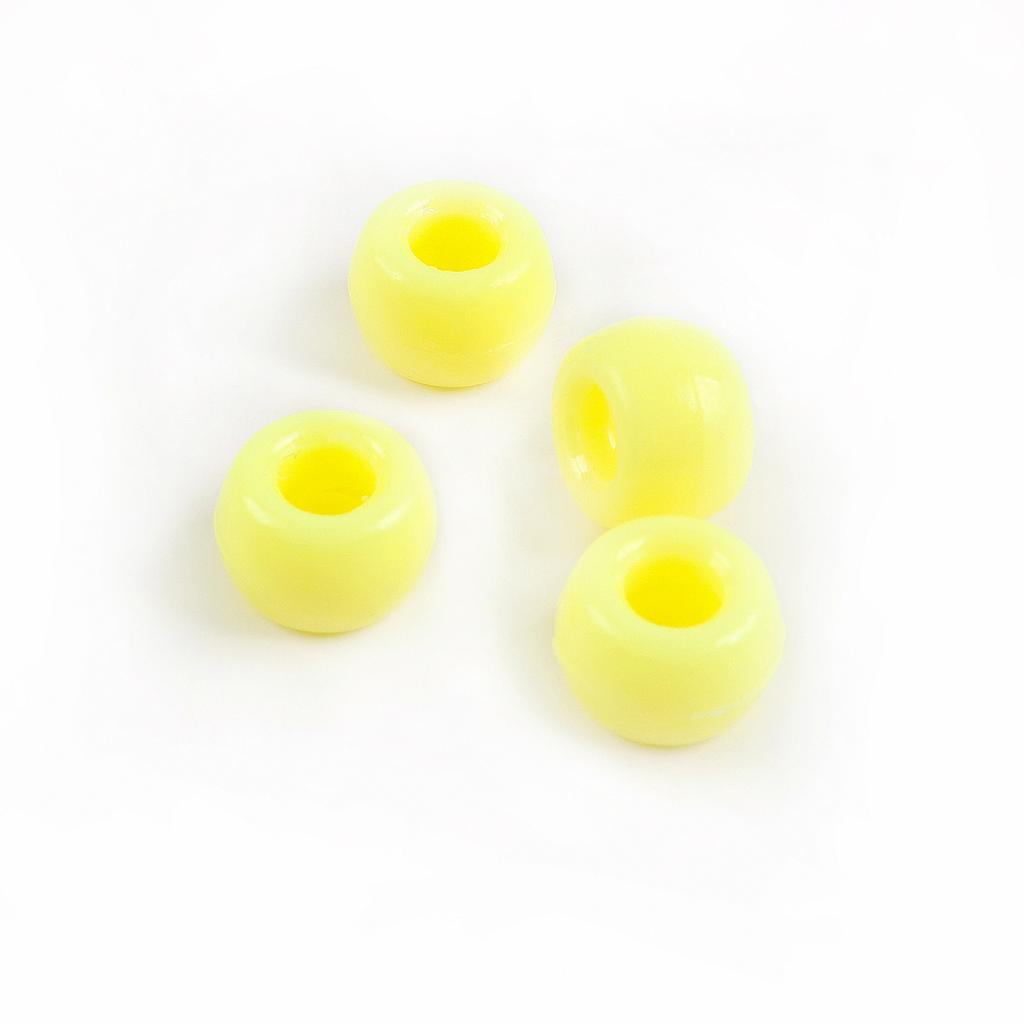 Acrylic Pony Beads Large Hole Beads Dreadlocks Solid Color Bucket Beads Diy Mobile Phone Chain Necklace Loose Beads Jewelry Accessories