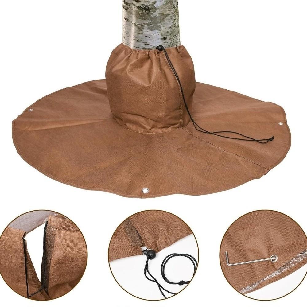 Adjustable Straps Palm Tree Root Protector Double Insulation Thermal Plant Cover Winter Protection