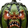 Halloween Pumpkin Statue Ghost Resin Figurine Scary Pumpkin Doll for Yard Office Indoor Outdoor Unique Halloween Gifts for Adults