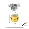 Portable Outdoor Aluminum Alloy Burning Stove Kit