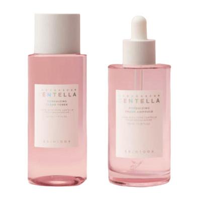 Madagascar Centella Poremizing Toner 210ml + Fresh Ampoule 100ml Set
