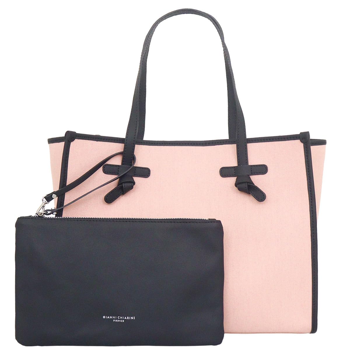 

GIANNI CHIARINI Bag BS 6850 CNV SE Rose Smoke x Corda MARCELLA M Cotton Tote Bag [Gianni Chiarini] (Tote Bag) (with Pouch) Women s [Brand] [Used]