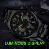 Men'S Watch Fashion Student Calendar Luminous Quartz Movement Watch