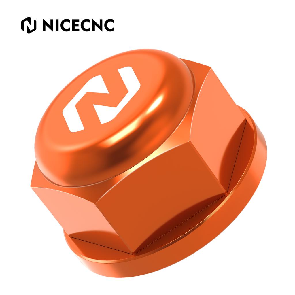 NICECNC For KTM EXC 300 2024 M22x1.5 Rear Wheel Lock Spindle Pin Nut For KTM EXCF 350 SXF 450 Husqvarna TE300 GasGas EC300