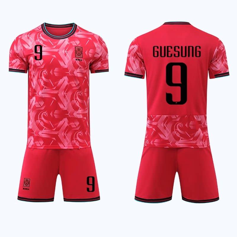 2024 South Korea Football Jerseys Red #9