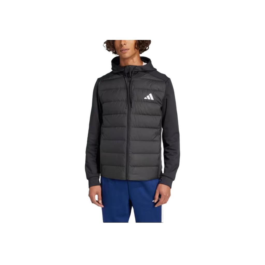 adidas Essentials Fashion Comfortable Slim Fit Down Jacket Men Jacket Black JD1036