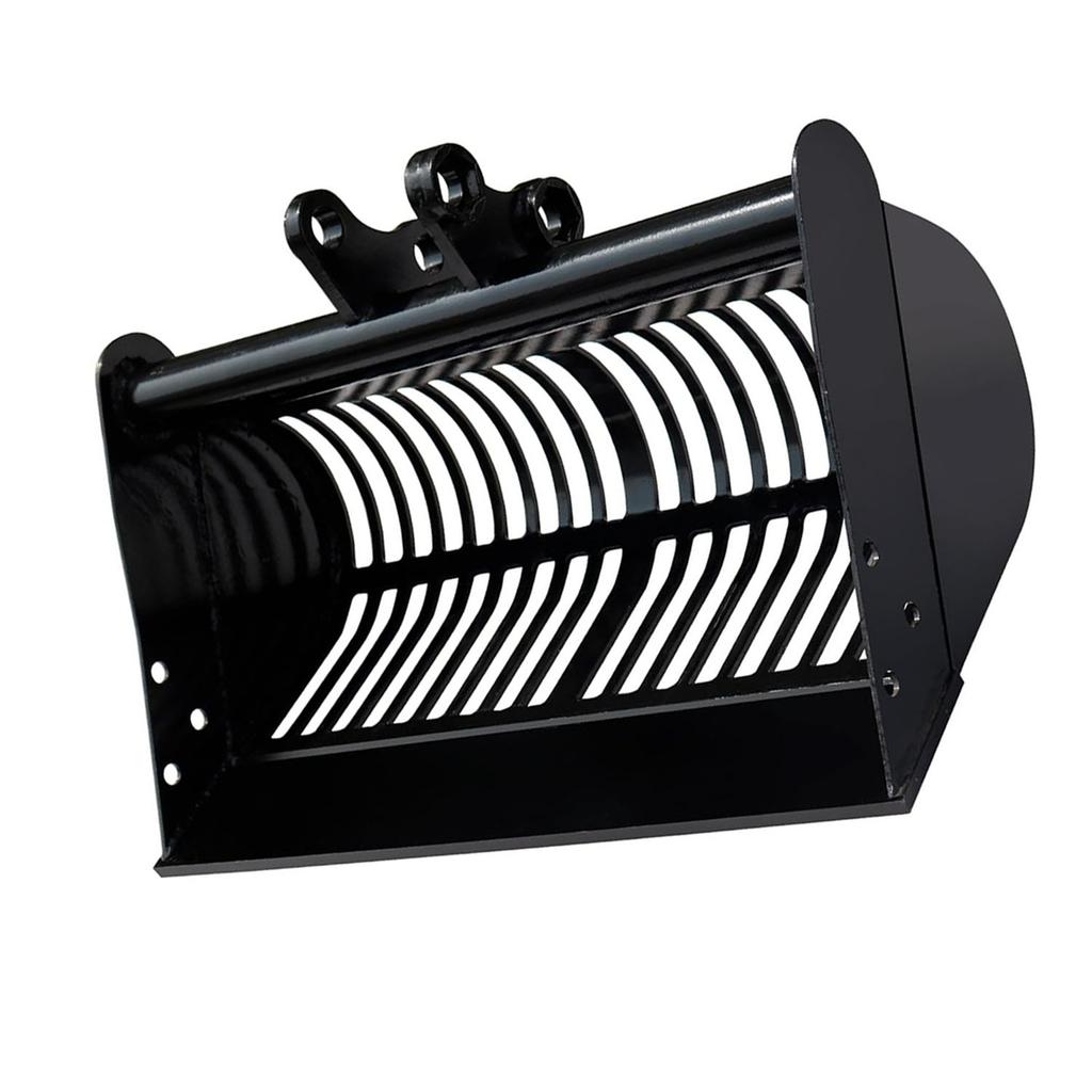 Minibagger Sieblöffel 600mm 23,6 Zoll Breite Sieblöffel für Sand Boden Gestein Filtration