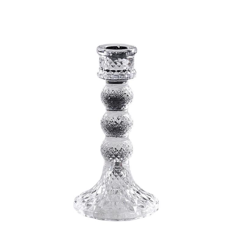 Vintage French Crystal Candle Holder for Aromatherapy & Dinner Ambiance