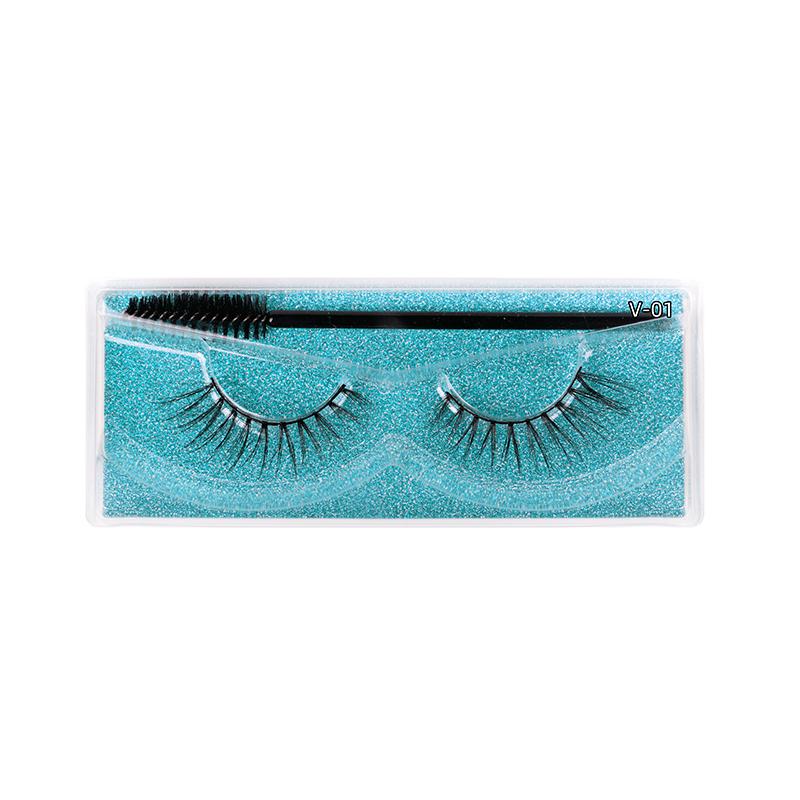 Customize Two Colors Lashes logo Brand for New Eyelashes Business logo Brand for New Lashes Business Natural Long&Mix