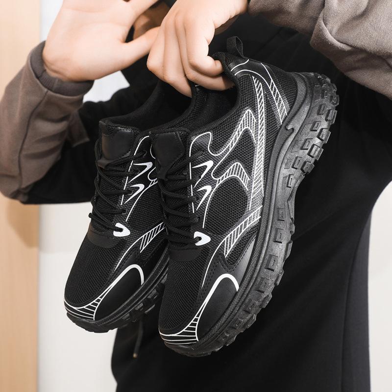 Casual sneakers, breathable platforms, versatile men's shoes, and student shoes