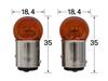 POSH FAITH Motorcycle Supplies Turn Signal Valve Set (2 Pieces)