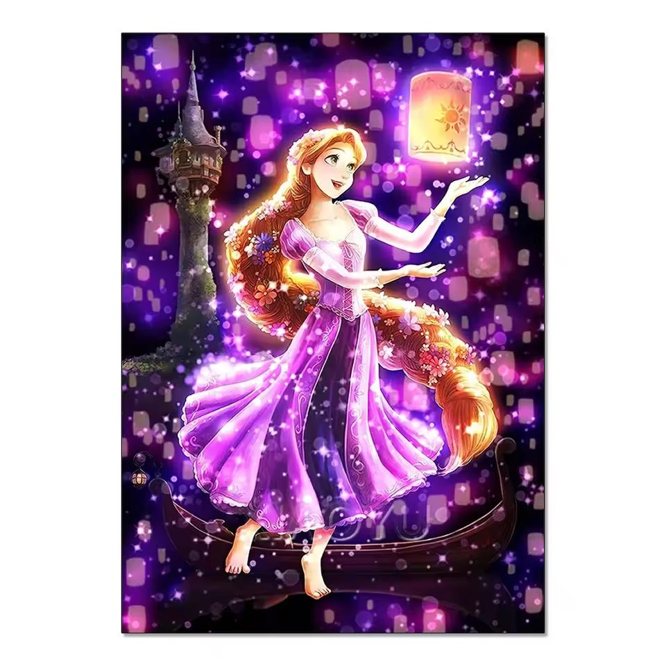 Pittura Diamante 5D Disney Ricamo Completo Diamante Cartone Animato Fai da Te Immagini Strass Kit Punto Croce Artigianato Decorazione Casa