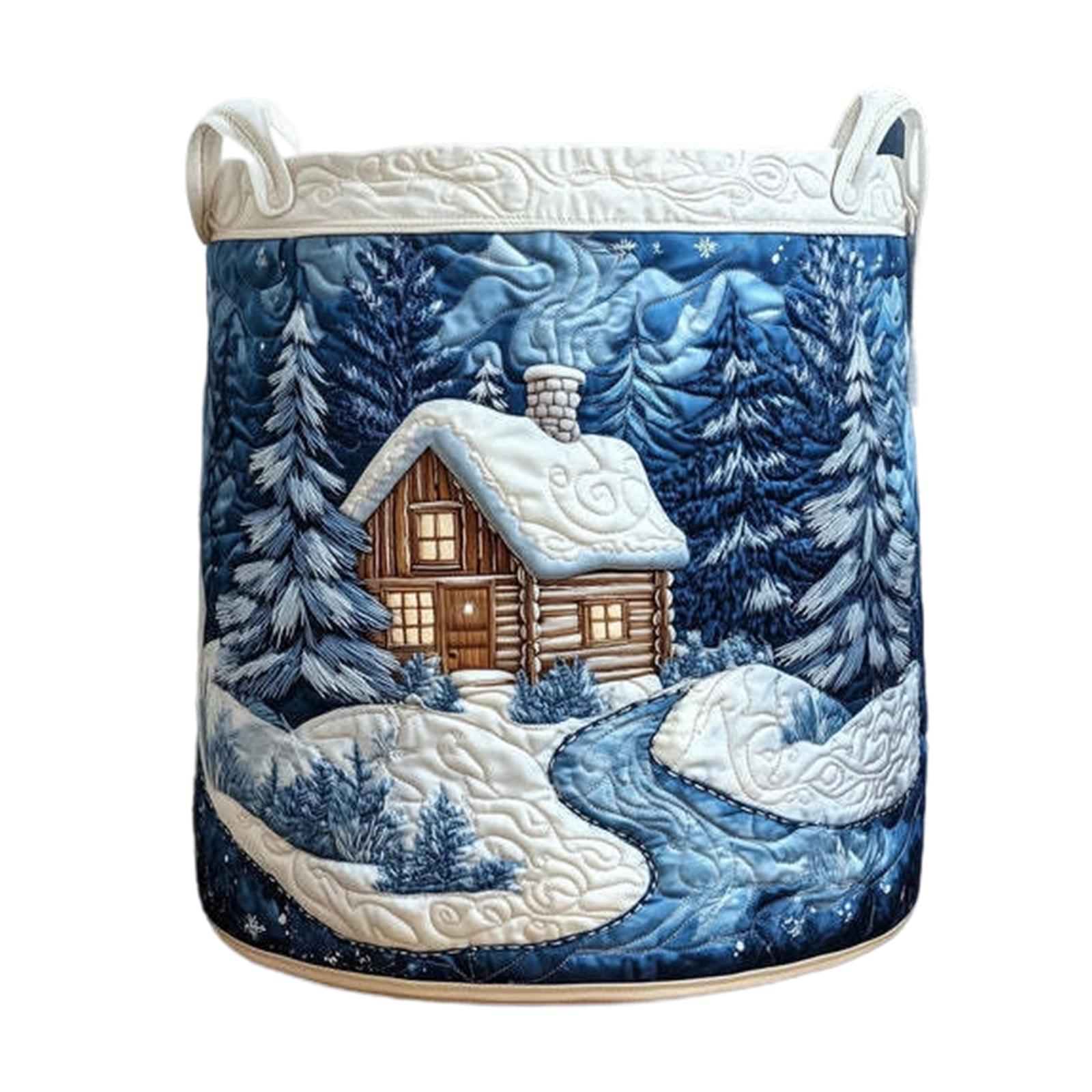 Round Laundry Basket Home Storage Basket Dirty Clothes Basket Storage Basket Fabric Storage Basket Large Capacity Storage One Size 3530₽