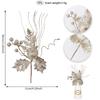 Christmas Gold Glitter Branches Xmas Tree Pendant Ornament Atmosphere Decoration For Home Window Display New Year Party Decor