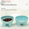 (YOUU06)Elevated Cat Bowl With Stand Durable Plastic Pet Food Water Dish Sleek Modern Neck-Friendly Feeding For Cat Dog